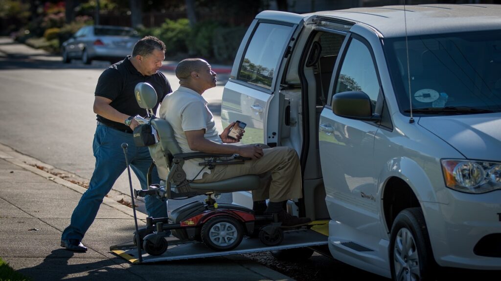 wheelchair taxi booking